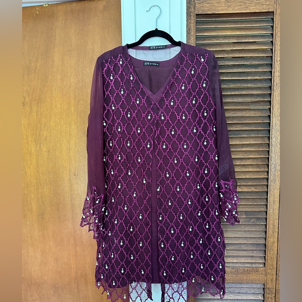 organza Pakistani outfit